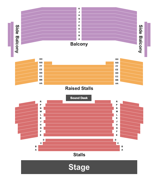 Gannochy Trust Auditorium At Perth Concert Hall Endstage 2 Seating Chart