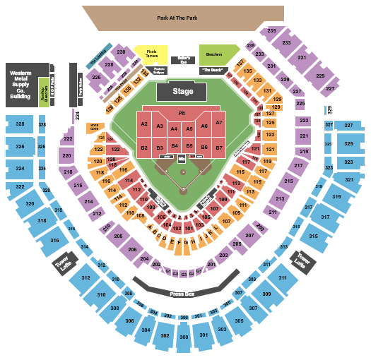 Petco Park Chili Peppers Seating Chart