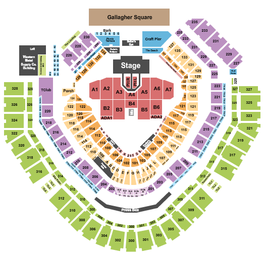 Petco Park Def Leppard Seating Chart