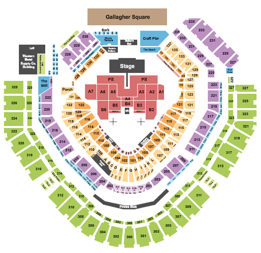 Petco Park Foo Fighters Seating Chart