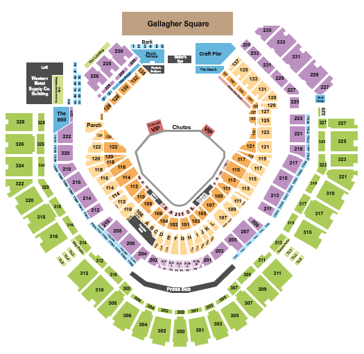 Petco Park Rodeo Seating Chart