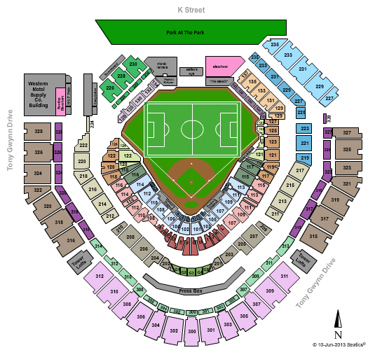 Petco Park Soccer Seating Chart