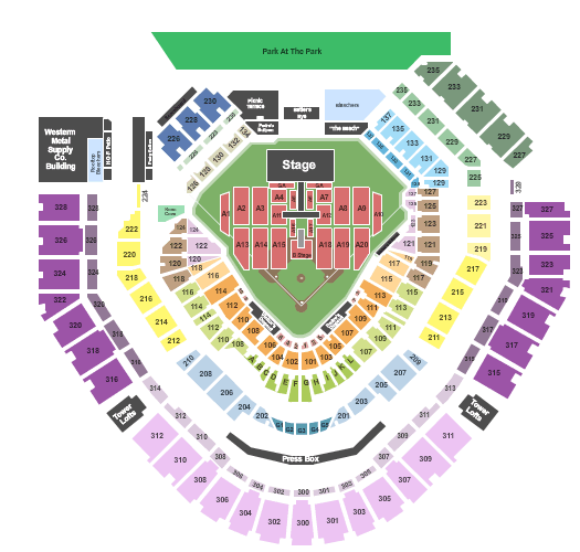 Petco Park Taylor Swift Seating Chart
