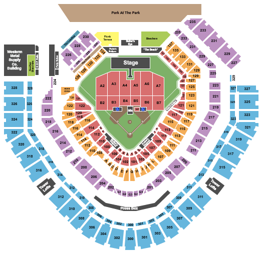 Petco Park The Stadium Tour Seating Chart