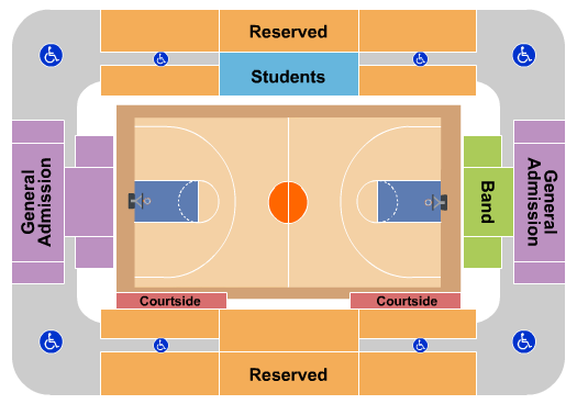 Pete Mathews Coliseum Basketball Seating Chart