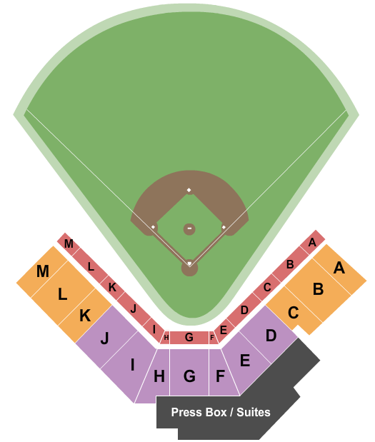 Pete Taylor Park Baseball Seating Chart