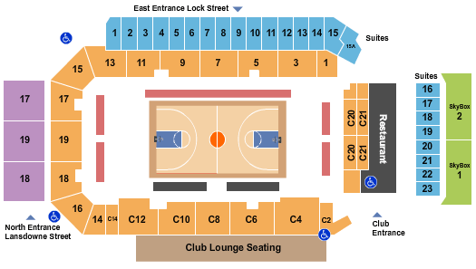 Peterborough Memorial Centre Basketball Seating Chart