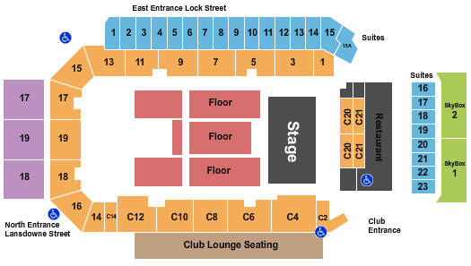 Peterborough Memorial Centre Johnny Ried Seating Chart