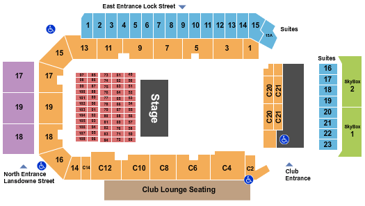 Peterborough Memorial Centre Just Laughs Seating Chart