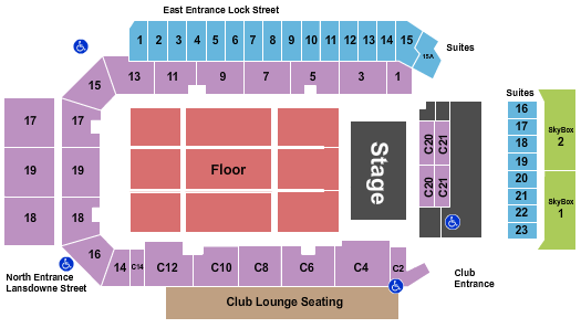 Peterborough Memorial Centre Seating Chart