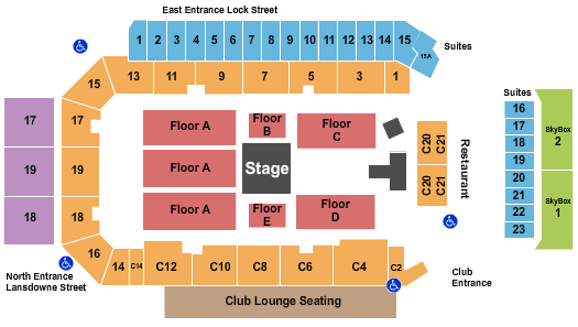 Peterborough Memorial Centre WWE Seating Chart