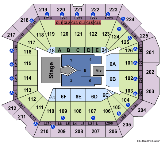 Petersen Events Center Ariana Grande Seating Chart