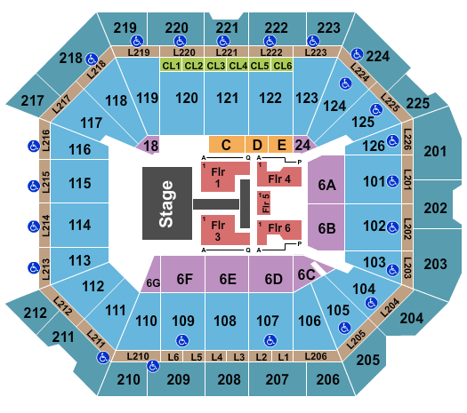 Petersen Events Center Chris Tomlin Seating Chart