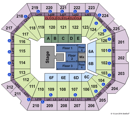 Petersen Events Center Demi Lovato Seating Chart