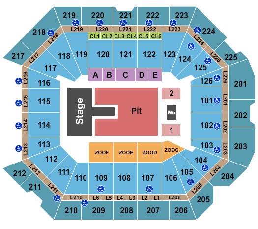 Petersen Events Center Lorde Seating Chart