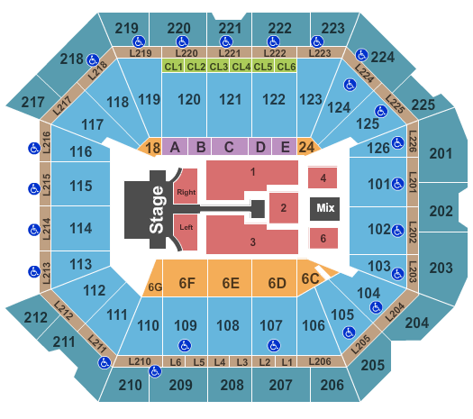 Petersen Events Center Lumineers Seating Chart