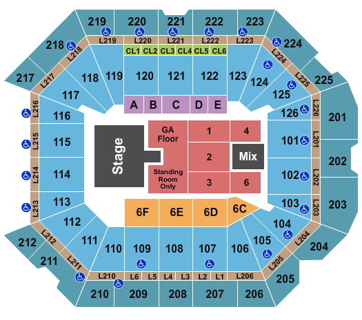 Petersen Events Center seating chart event tickets center