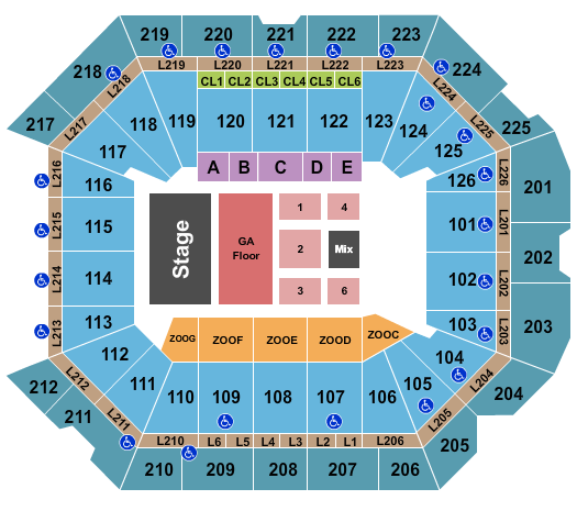 Petersen Events Center Sturgill Simpson 2 Seating Chart