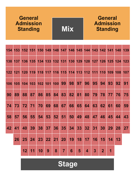 Pharr Events Center Latino Comedy Special Seating Chart