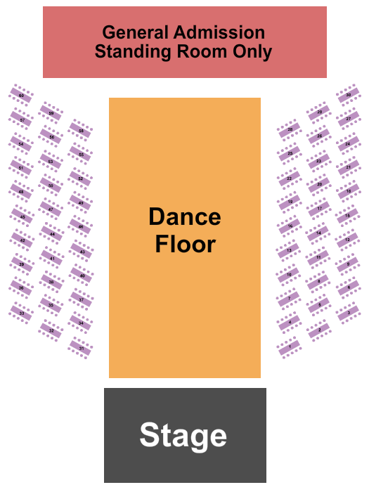 Pharr Events Center Show and Dance 2 Seating Chart