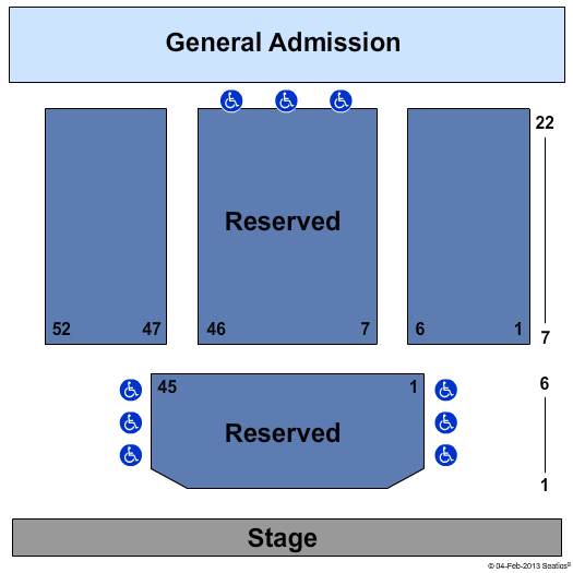 Pharr Events Center End Stage 2 Seating Chart