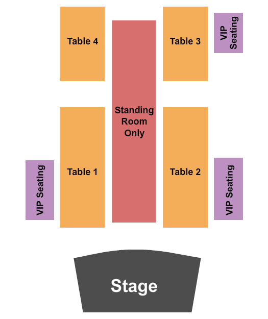 Phil Long Music Hall at Bourbon Brothers - CO Seating Chart