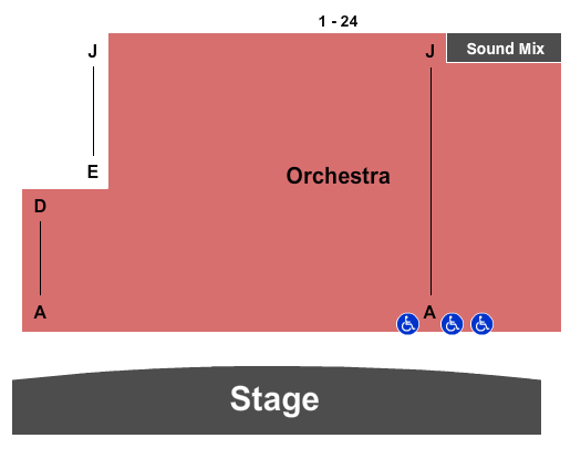 Philanthropy Theatre Endstage Seating Chart