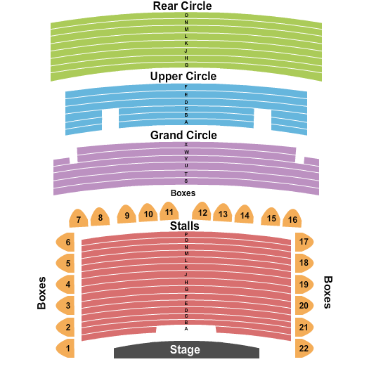 Philharmonic Hall Endstage Seating Chart
