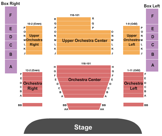 Philip Chosky Theater at Carnegie Mellon University End Stage Seating Chart