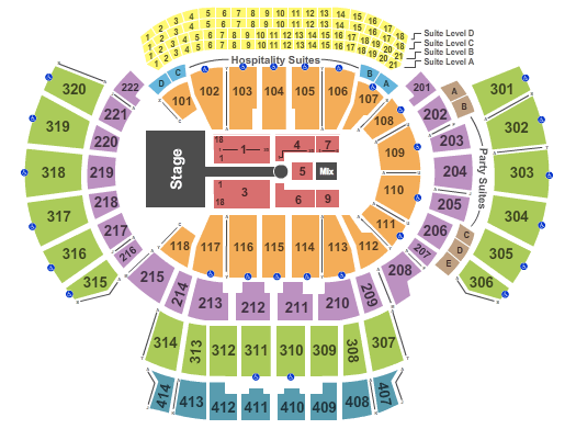 State Farm Arena - GA AC/DC Seating Chart