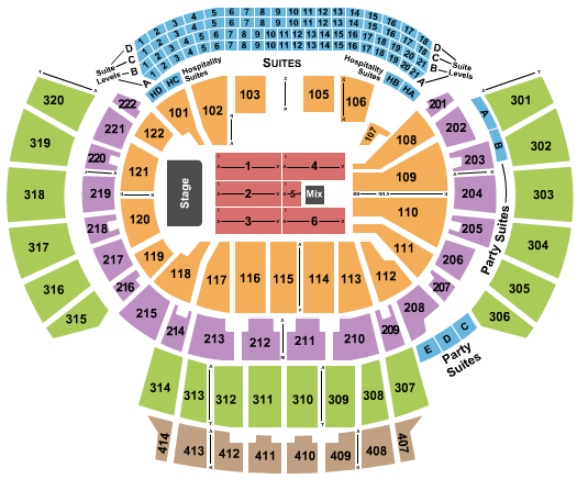 State Farm Arena - GA Bon Jovi Seating Chart