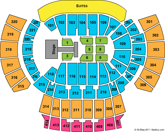 State Farm Arena - GA Britney Spears Seating Chart