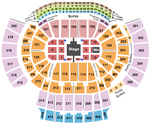 State Farm Arena - GA Chris Brown Seating Chart