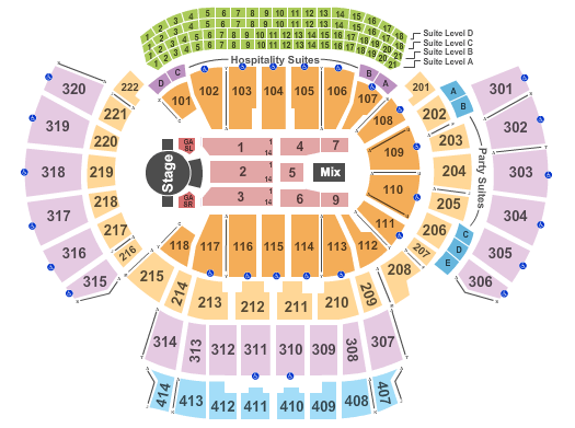 State Farm Arena - GA Drake Seating Chart