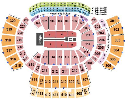 State Farm Arena - GA Fall Out Boy Seating Chart