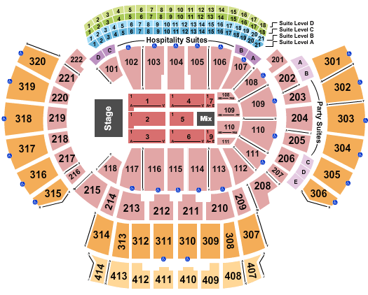 State Farm Arena - GA Gabriel Iglesias Seating Chart