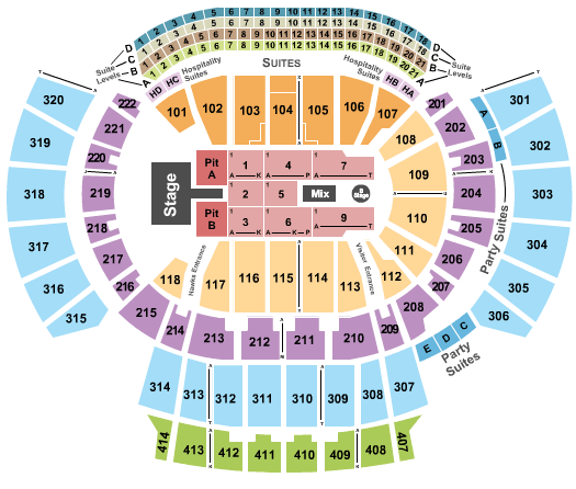 State Farm Arena - GA Imagine Dragons Seating Chart