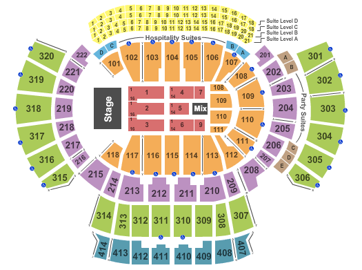 State Farm Arena - GA Janet Jackson Seating Chart