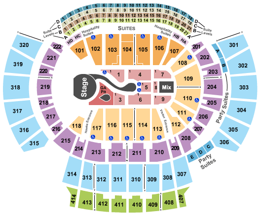 State Farm Arena - GA Katy Perry Seating Chart