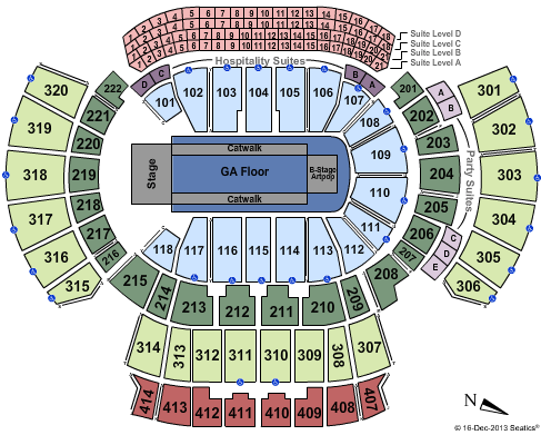 State Farm Arena - GA Lady GaGa Seating Chart