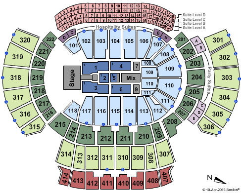 State Farm Arena - GA Mana Seating Chart