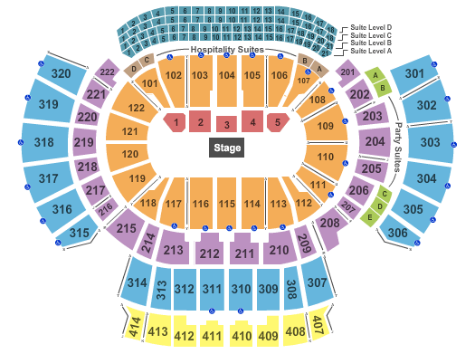 State Farm Arena - GA Oak Ridge Boys Seating Chart