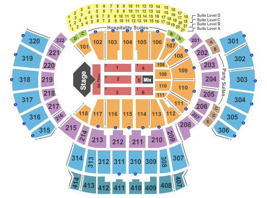 State Farm Arena - GA Ricky Martin Seating Chart