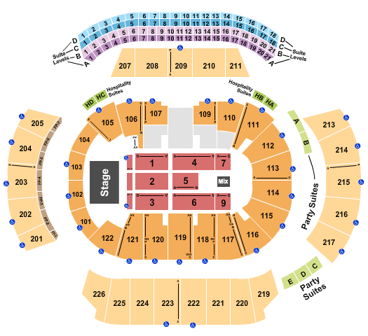 State Farm Arena - GA So So Def Reunion Tour Seating Chart