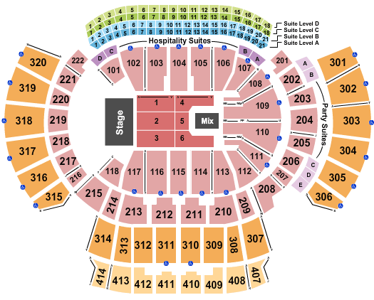 State Farm Arena - GA Eagles Seating Chart