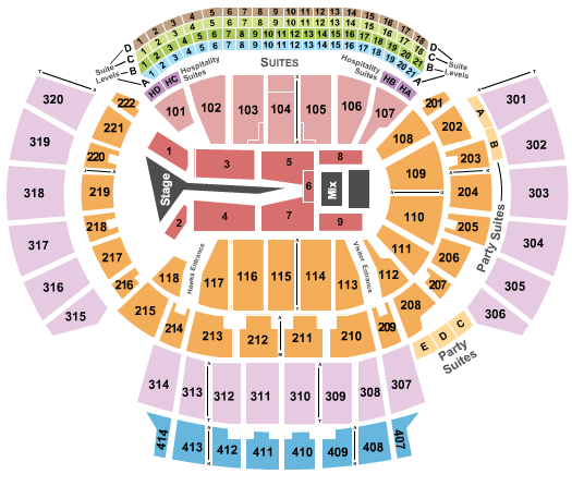 State Farm Arena - GA The Weeknd Seating Chart