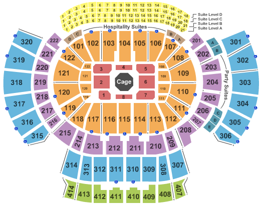 State Farm Arena - GA UFC Seating Chart