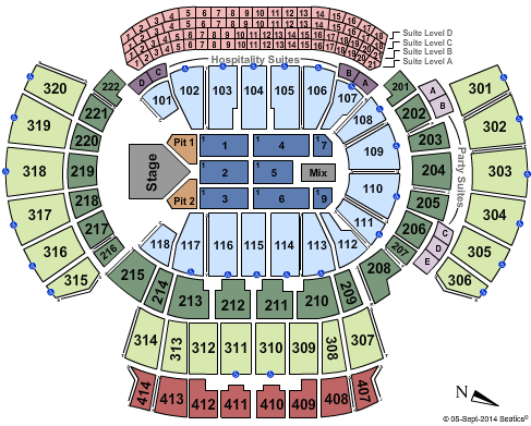 State Farm Arena - GA Usher Seating Chart