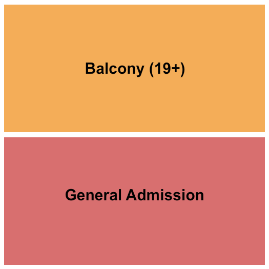 Phoenix Concert Theatre GA/Balcony Seating Chart