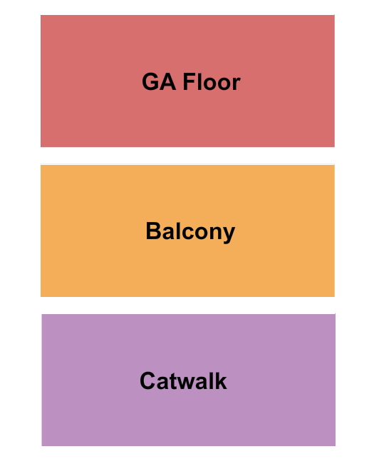 seating chart for Phoenix Concert Theatre - GA Floor/Balcony/Catwalk - eventticketscenter.com